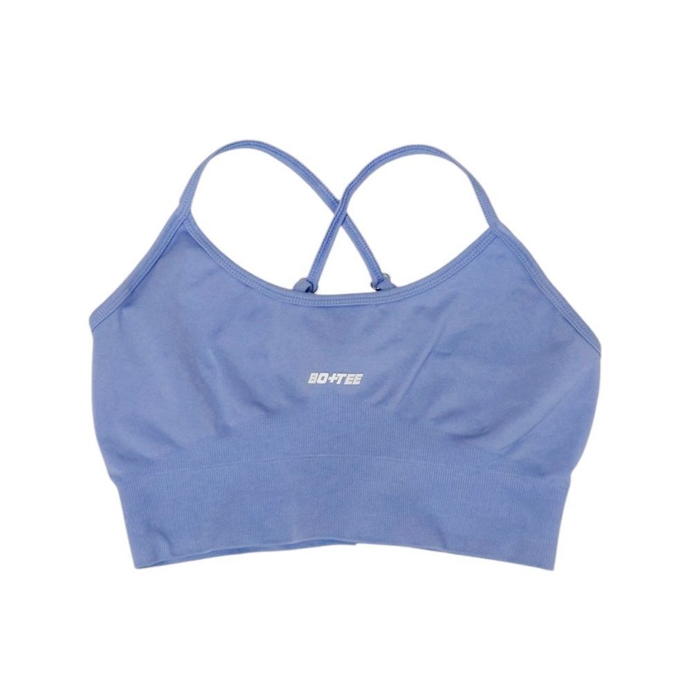 BO + TEE Periwinkle Blue Sports Bra